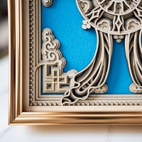 STEREOWOOD Auspicious Wheel Multi-Layer Wall Art,Creative Gifts - Thumbnail 7