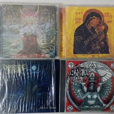 Blood of tyrants, batoushka, darkside ritual, bael cds