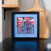 STEREOWOOD England Multi-Layer Wooden Wall Art, Creative Gifts, Laser Cut - Thumbnail 2