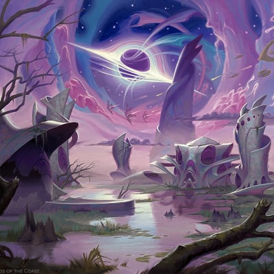 Godless shrine - print, mtg edge of eternities