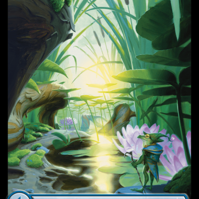 Island, summer - artist proof, mtg bloomburrow
