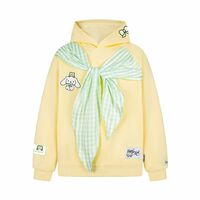 American Sweet KT Cat Fun Embroidered Hooded Sweatshirt - Thumbnail 1