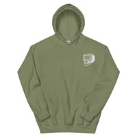 Metamelos Static Skull Hoodie  Embroidered Chest, Hourglass Tape Print - Thumbnail 32