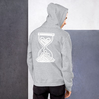 Metamelos Static Skull Hoodie  Embroidered Chest, Hourglass Tape Print - Thumbnail 10