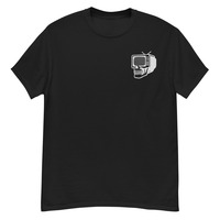 Metamelos Static Skull Tee  100% Cotton Unisex Streetwear T-Shirt - Thumbnail 18