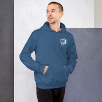 Metamelos "Drip Signal" Hoodie  Embroidered Static Skull Front, Record Pool Back Print - Thumbnail 46