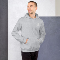 Metamelos "Drip Signal" Hoodie  Embroidered Static Skull Front, Record Pool Back Print - Thumbnail 50