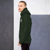 Metamelos "Drip Signal" Hoodie  Embroidered Static Skull Front, Record Pool Back Print - Thumbnail 80