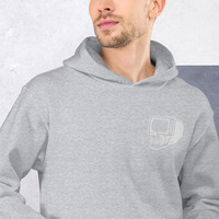 Metamelos "Drip Signal" Hoodie  Embroidered Static Skull Front, Record Pool Back Print - Thumbnail 22