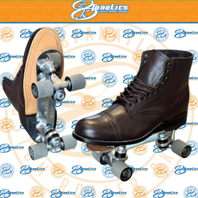 Brown Stacy Baldwin "Fiberglass Wheel"Custom Skate