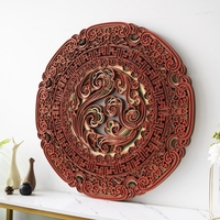 STEREOWOOD Lucky Disc Multi-Layer Wall Art, Stereoscopic 3D Decor, Mandala Laser Cut, Rustic Home Wood Wall Art, Laser Cut Arts and Crafts - Thumbnail 3