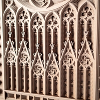 STEREOWOOD Palace Multi-Layer Wooden Wall Art, Stereoscopic 3D Decor, Living Room Decor, Bedroom Decor, Laser Cut Arts and Crafts - Thumbnail 5