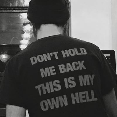 Free shipping-don't hold me back tee