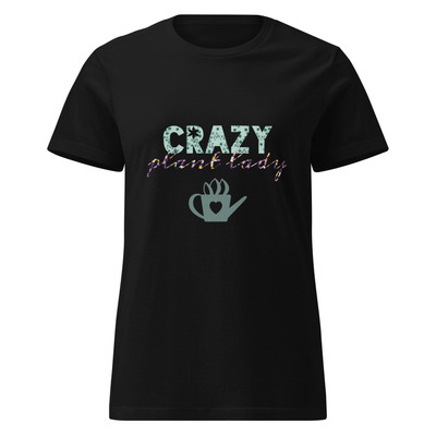 Crazy plant lady womens basic softstyle t-shirt