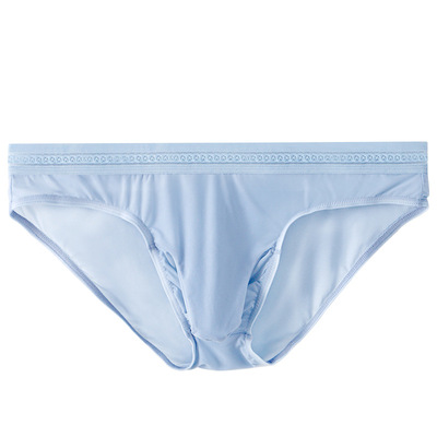 6pk multi-color men's sexy hysiological underwear ice-silk quick-dry elephant tube  briefs underpants 1055sj