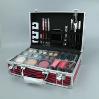 All In One Makeup Set Halloween Christmas Eyeshadow Palette Lip Gloss Blush Makeup Kit Makeup Accessories - Thumbnail 3