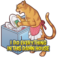 Tired cat charm - Thumbnail 1