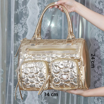 Sweet and cool shiny retro kt handbag