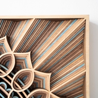 STEREOWOOD Nebula Multi-Layer Wooden Wall Art, Stereoscopic 3D Decor, Living Room Decor, Bedroom Decor, Laser Cut Arts and Crafts - Thumbnail 6