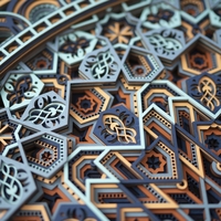 STEREOWOOD Universe Multi-Layer Wooden Wall Art, Stereoscopic 3D Decor - Thumbnail 4