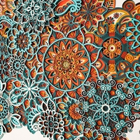 STEREOWOOD Flower Multi-Layer Art, Stereoscopic 3D Decor,Mandala Laser Cut - Thumbnail 4