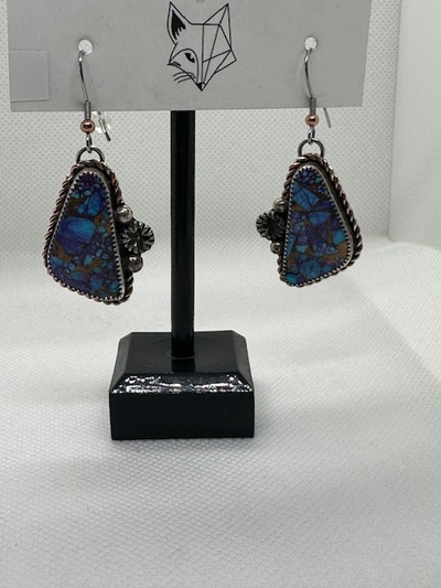 Kingman purple mohave earrings