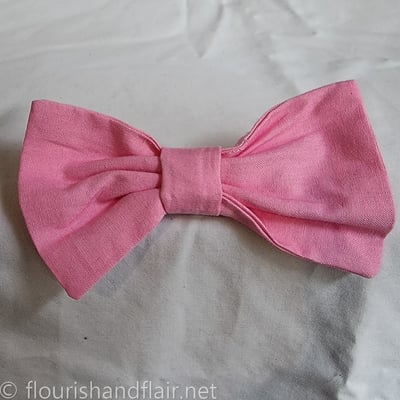 Cotton hair bow