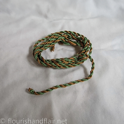 Multi-Color Cording - Grass Green/Brown