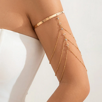 Trendy Arm Jewelry Fashion Sexy Multi-layered Rhinestone Chain - Thumbnail 1