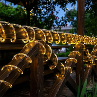 100LED Solar Tube String Light 8 Kinds Of Waterproof Outdoor Led - Thumbnail 1