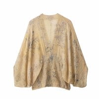 Retro fashion loose printed casual design shirt - Thumbnail 1