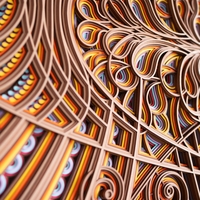 STEREOWOOD Divine Light, Handmade Mandala, Laser Cut Wooden Wall Art, Unique Modern Home Decor - Thumbnail 8