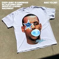 LeBron James Basketball Star T Shirt Men Women Short Sleeve Cotton  - Thumbnail 2