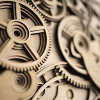 STEREOWOOD Time Gear Multi-Layer Wall Art, Stereoscopic 3D Decor, Mandala Art - Thumbnail 4