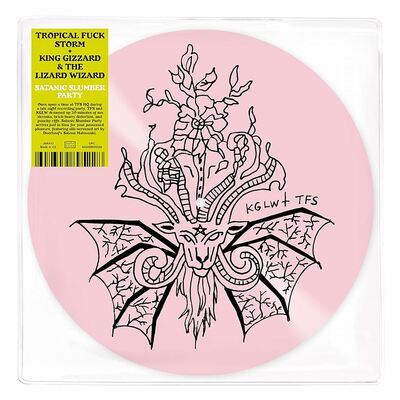 [09/05] Tropical Fuck Storm & King Gizzard & the Lizard Wizard - Satanic Slumber Party (Pink Silkscreened Vinyl)
