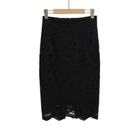 Lace sexy hip skirt long skirt - Thumbnail 1