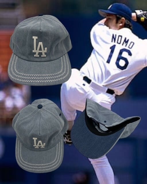 LA LIGHT DENIM FELT STITCHED