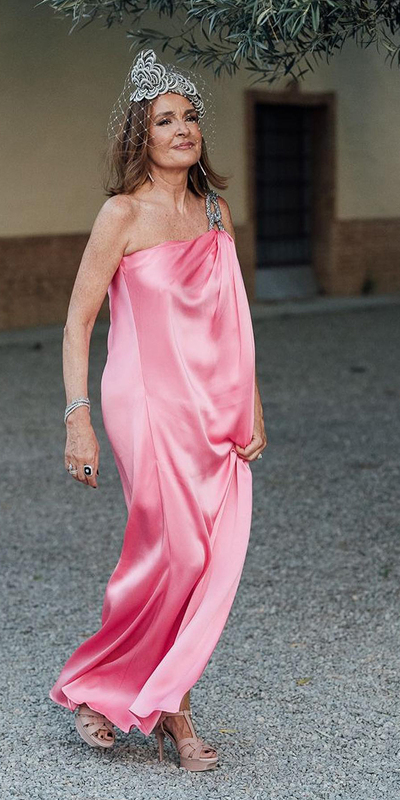 Simple Pink Mother Of The Bride/ Groom Dresses Formal Evening Dress