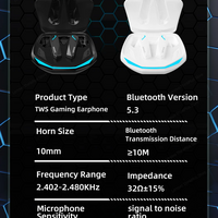 Lenovo GM2 Pro Earphone Bluetooth 5.3 Wireless Gaming Earbuds  - Thumbnail 2