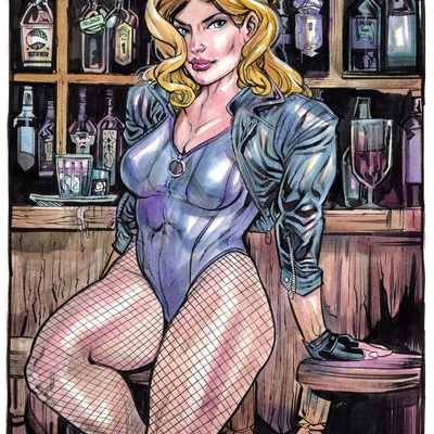 Black canary bar room