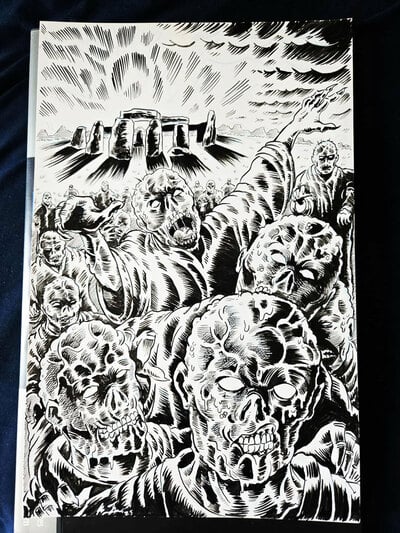 Ancient Ghouls pinup