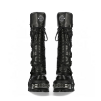 Dark Punk Women’s Metal Platform Boots - Thumbnail 4