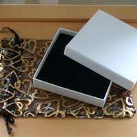 BOXED GIFT/Sterling Silver Heart & Cz Pendant & Chain/Garnet Necklace/Garnet Jewellery/Garnet Jewelry/UK - Thumbnail 5