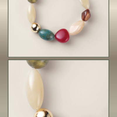 Vivid harmony beaded bracelet