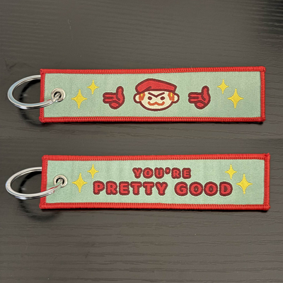 ocelot squad embroidered keychain