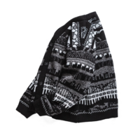 RETRO KNITTED CARDIGAN - Thumbnail 1