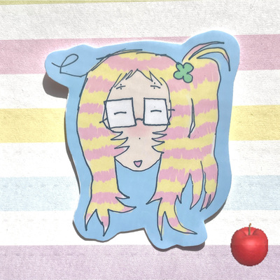 stripes sticker