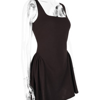 Sexy drawstring waist halter dress with suspenders and small dress with tutu skirt - Thumbnail 2