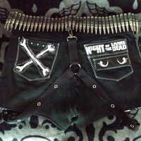 Bones Goth Punk Horror Patch Set - Thumbnail 3