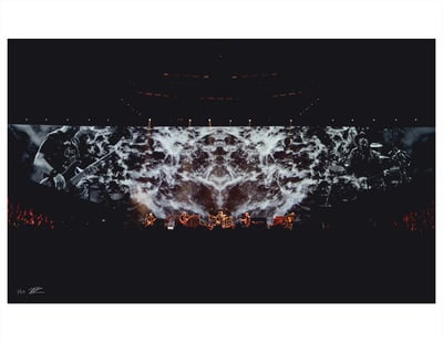 "Leatherman" Vancouver 24.05.04 - Pearl Jam Dark Matter Tour - large giclée print 21" x 14"